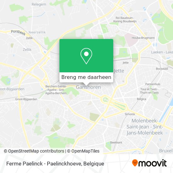 Ferme Paelinck - Paelinckhoeve kaart