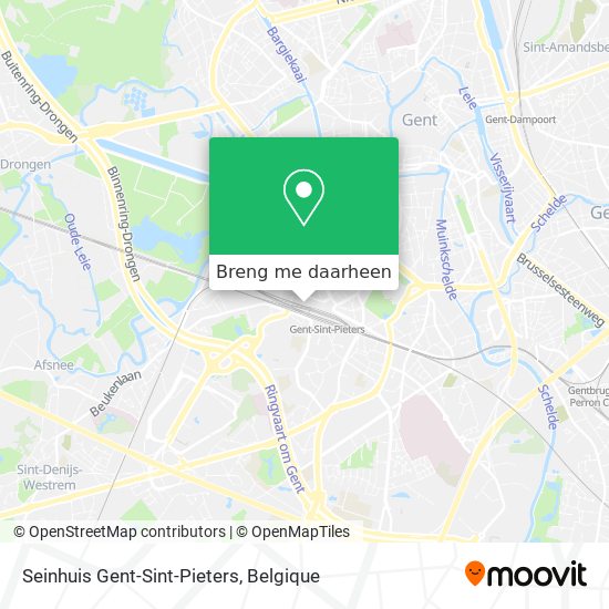 Seinhuis Gent-Sint-Pieters kaart