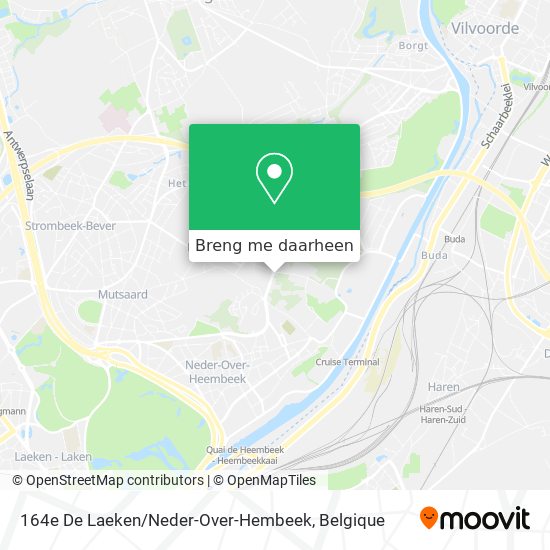 164e De Laeken / Neder-Over-Hembeek kaart