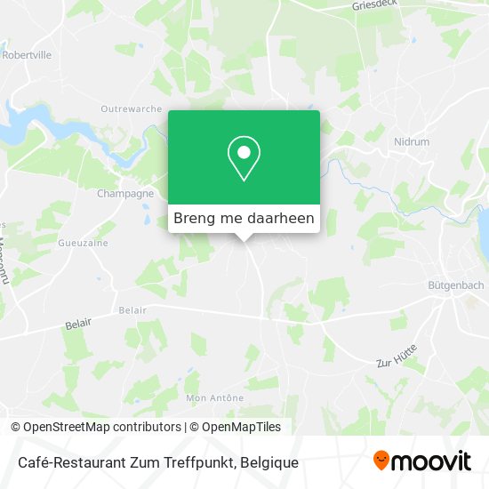 Café-Restaurant Zum Treffpunkt kaart