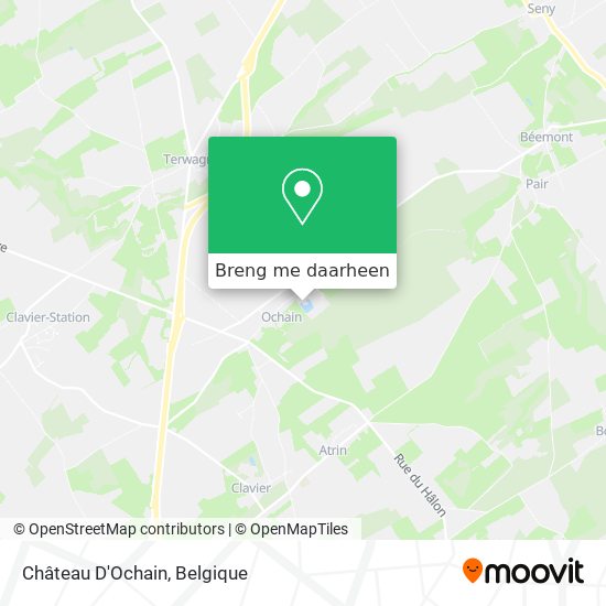 Château D'Ochain kaart