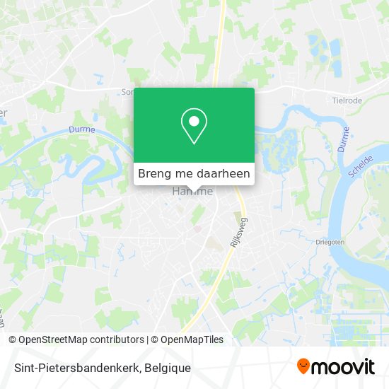 Sint-Pietersbandenkerk kaart