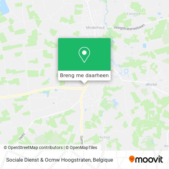 Sociale Dienst & Ocmw Hoogstraten kaart