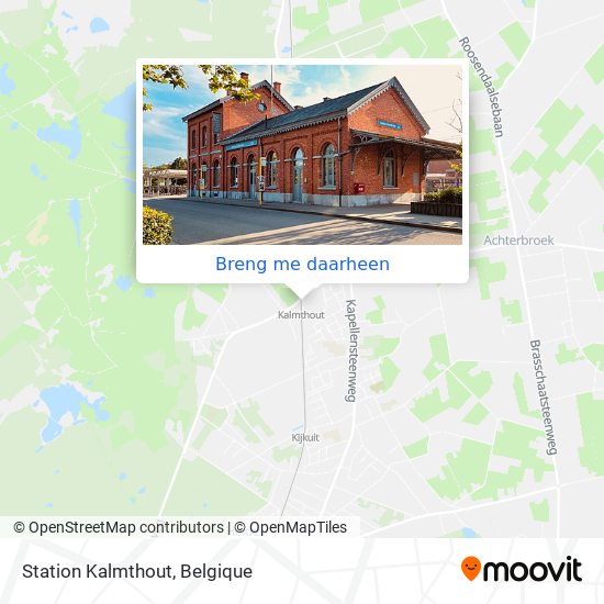 Station Kalmthout kaart
