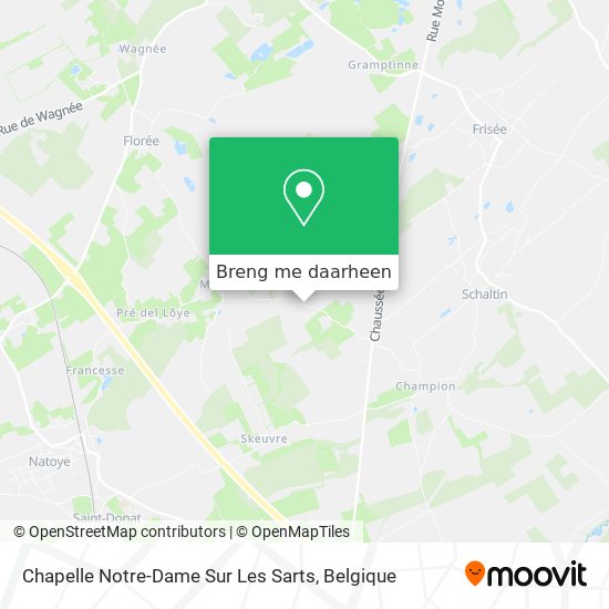 Chapelle Notre-Dame Sur Les Sarts kaart