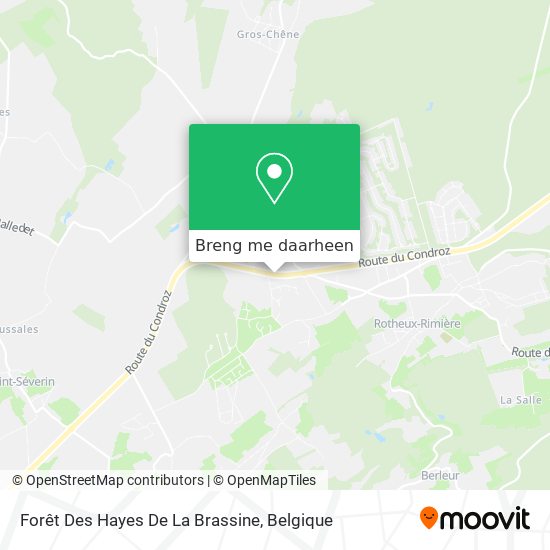 Forêt Des Hayes De La Brassine kaart