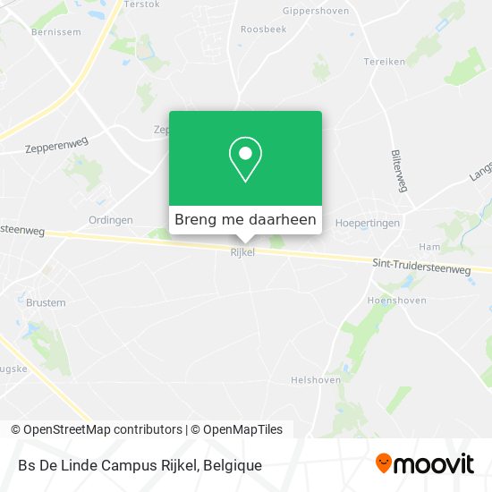 Bs De Linde Campus Rijkel kaart