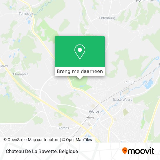 Château De La Bawette kaart