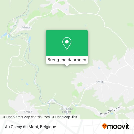 Au Cheny du Mont kaart