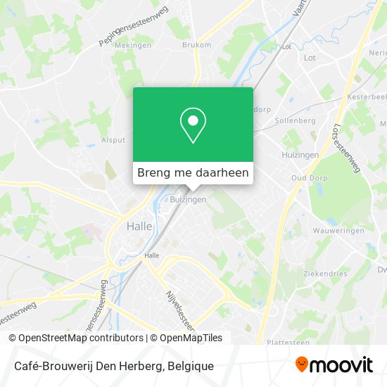 Café-Brouwerij Den Herberg kaart