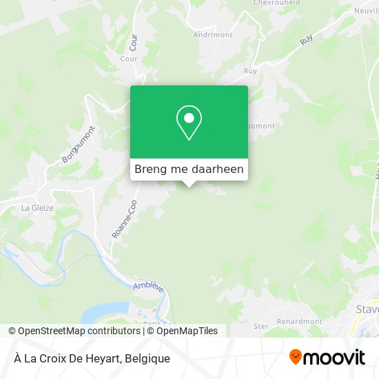 À La Croix De Heyart kaart