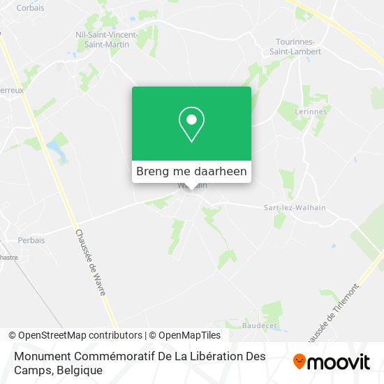 Monument Commémoratif De La Libération Des Camps kaart
