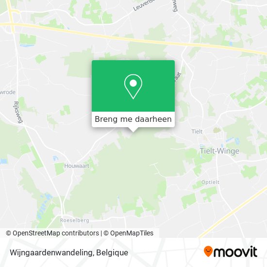 Wijngaardenwandeling kaart