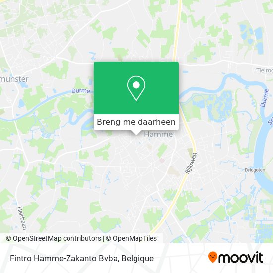 Fintro Hamme-Zakanto Bvba kaart