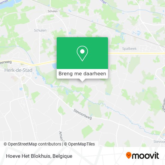 Hoeve Het Blokhuis kaart