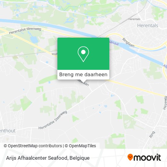 Arijs Afhaalcenter Seafood kaart