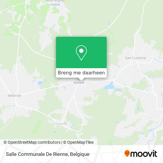 Salle Communale De Rienne kaart