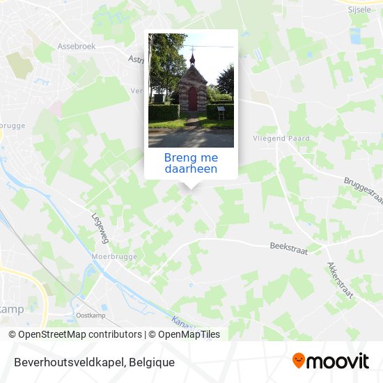 Beverhoutsveldkapel kaart