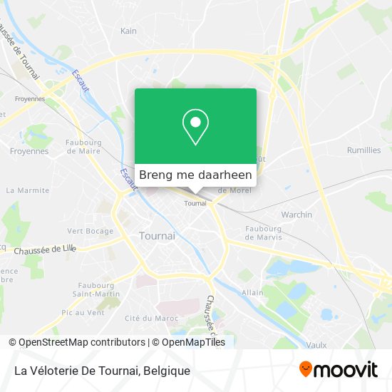 La Véloterie De Tournai kaart