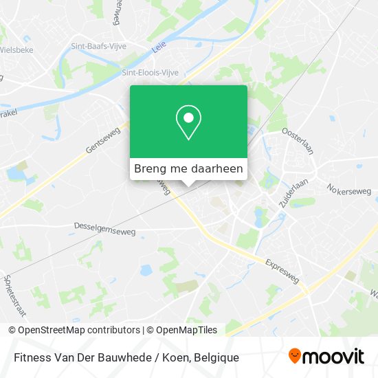 Fitness Van Der Bauwhede / Koen kaart