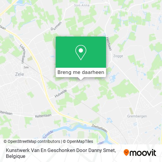 Kunstwerk Van En Geschonken Door Danny Smet kaart