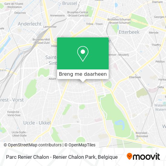 Parc Renier Chalon - Renier Chalon Park kaart