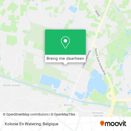 Kolonie En Watering kaart