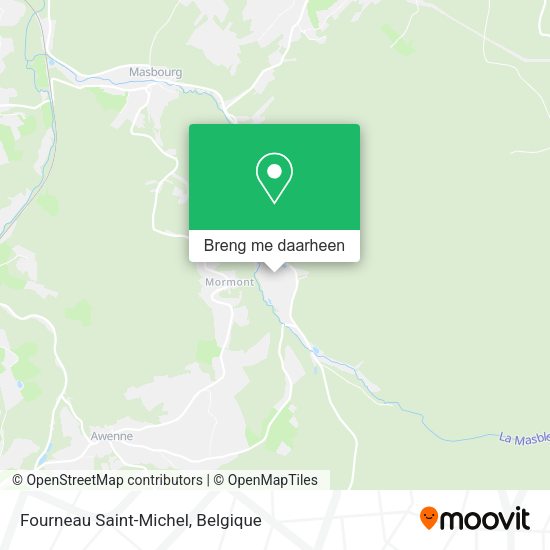 Fourneau Saint-Michel kaart