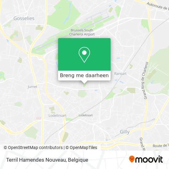 Terril Hamendes Nouveau kaart
