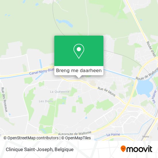 Clinique Saint-Joseph kaart