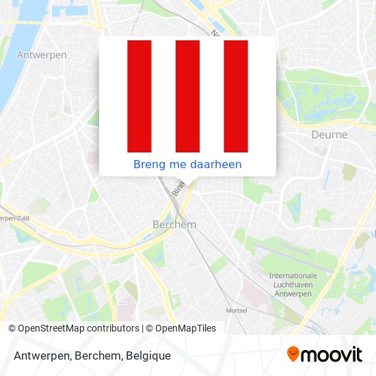 Antwerpen, Berchem kaart