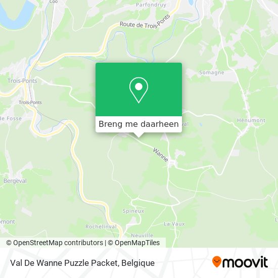 Val De Wanne Puzzle Packet kaart