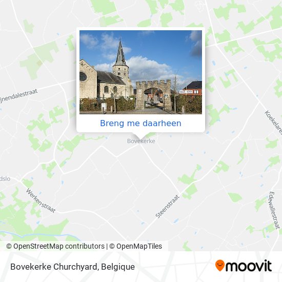 Bovekerke Churchyard kaart