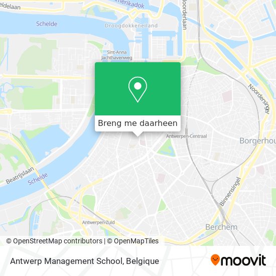 Antwerp Management School kaart
