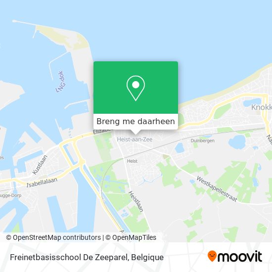 Freinetbasisschool De Zeeparel kaart