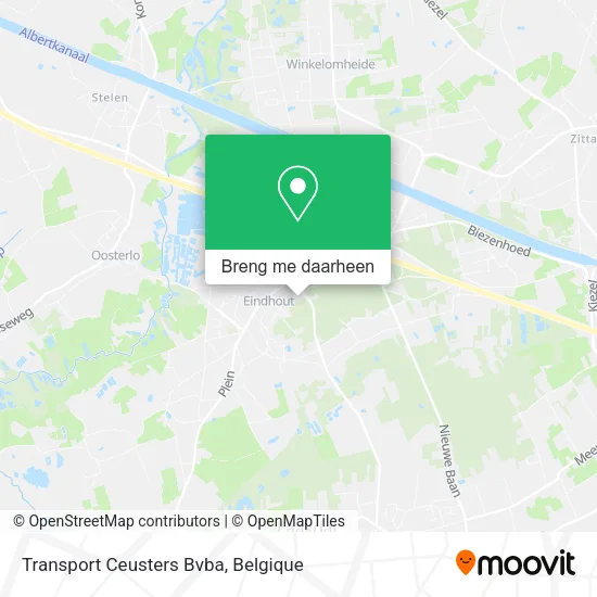 Transport Ceusters Bvba kaart