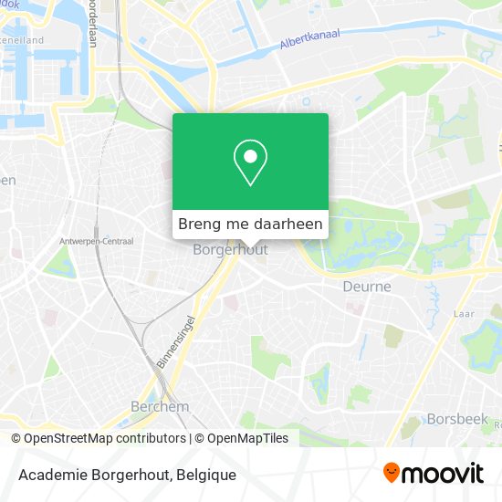 Academie Borgerhout kaart