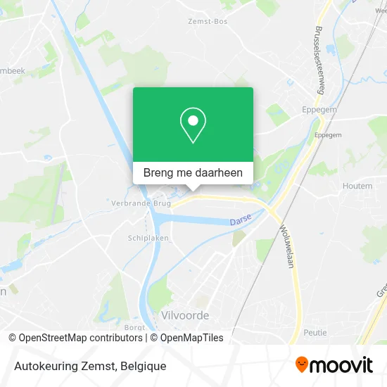 Autokeuring Zemst kaart