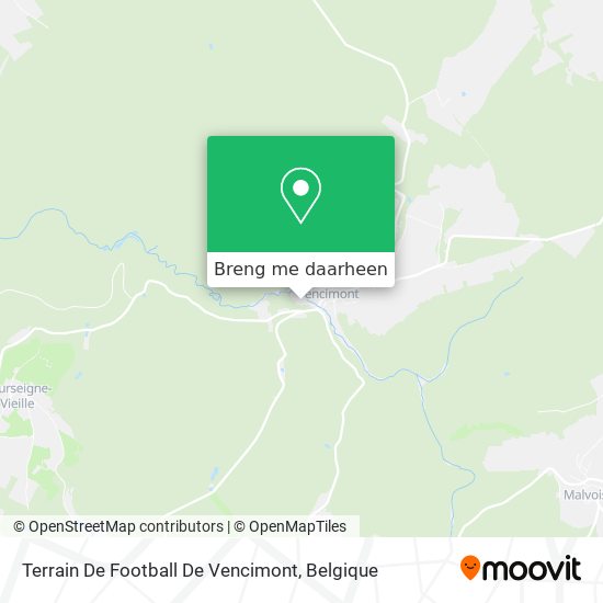 Terrain De Football De Vencimont kaart