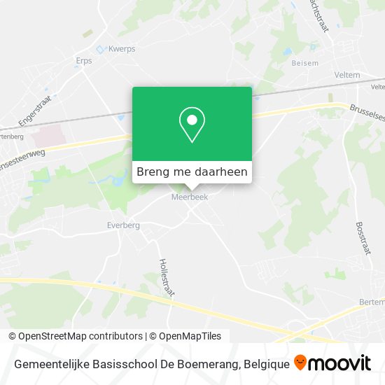 Gemeentelijke Basisschool De Boemerang kaart