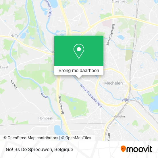 Go! Bs De Spreeuwen kaart