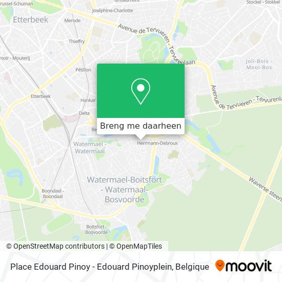 Place Edouard Pinoy - Edouard Pinoyplein kaart