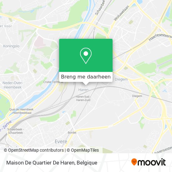 Maison De Quartier De Haren kaart