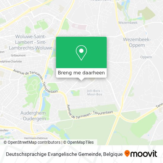 Deutschsprachige Evangelische Gemeinde kaart
