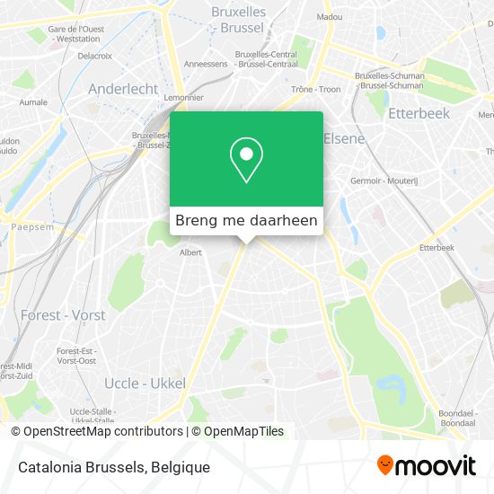 Catalonia Brussels kaart