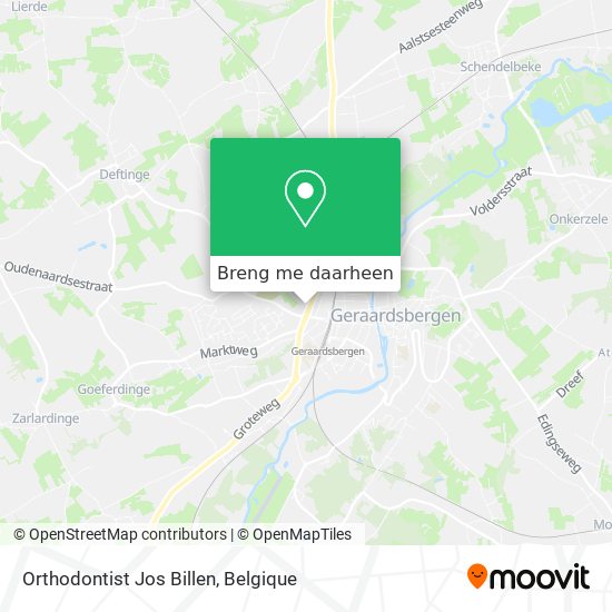 Orthodontist Jos Billen kaart
