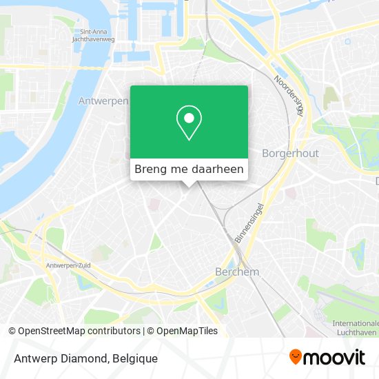 Antwerp Diamond kaart