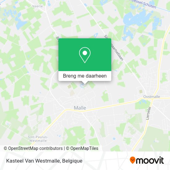 Kasteel Van Westmalle kaart