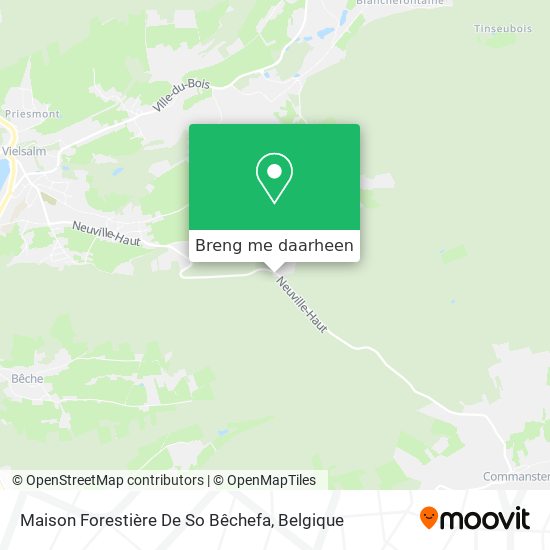 Maison Forestière De So Bêchefa kaart