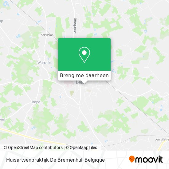 Huisartsenpraktijk De Bremenhul kaart